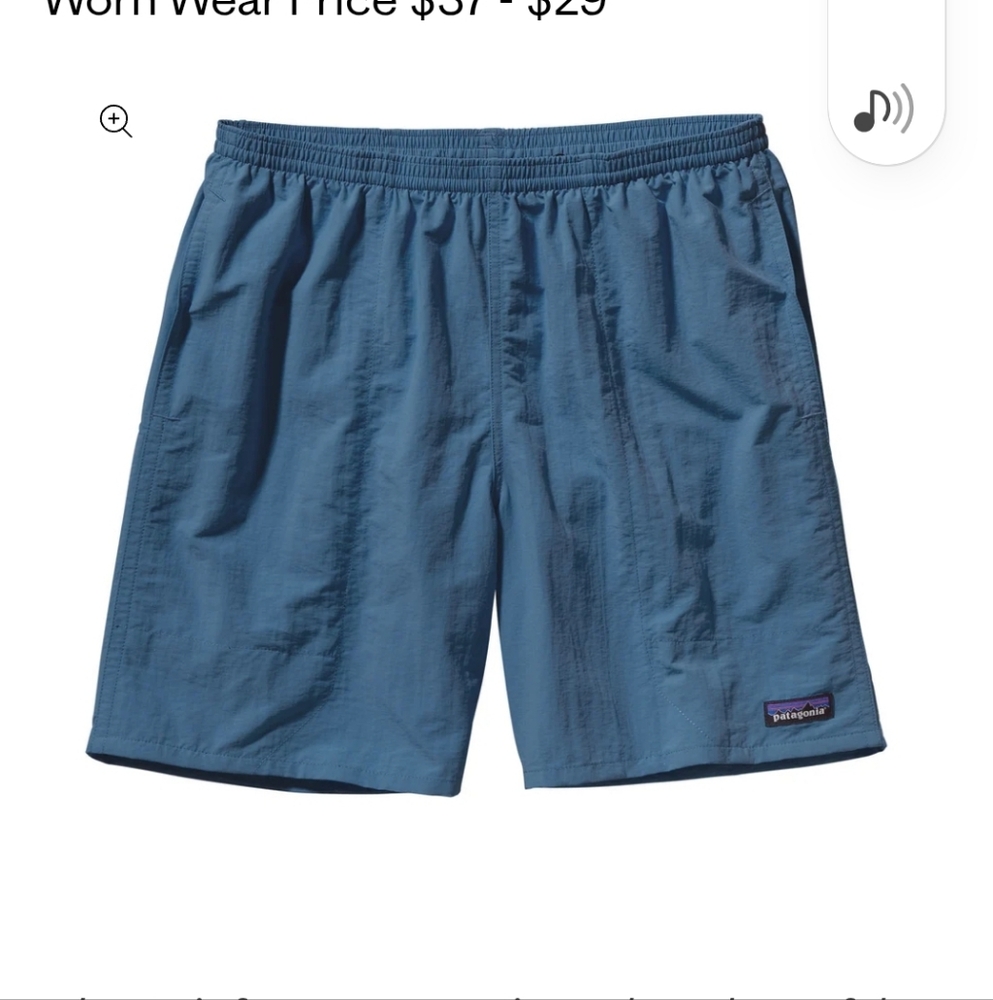 Patagonia Vintage M's Baggies Longs - 7"